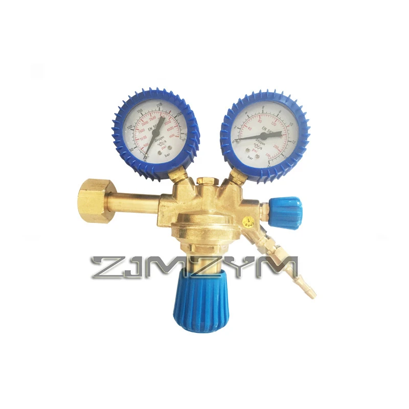 All Copper Oxygen Regulator Pressure Reducing Valve MIG TIG Flow Meter Gauge Gas Solid Brass Welding Fit Torch Cutting