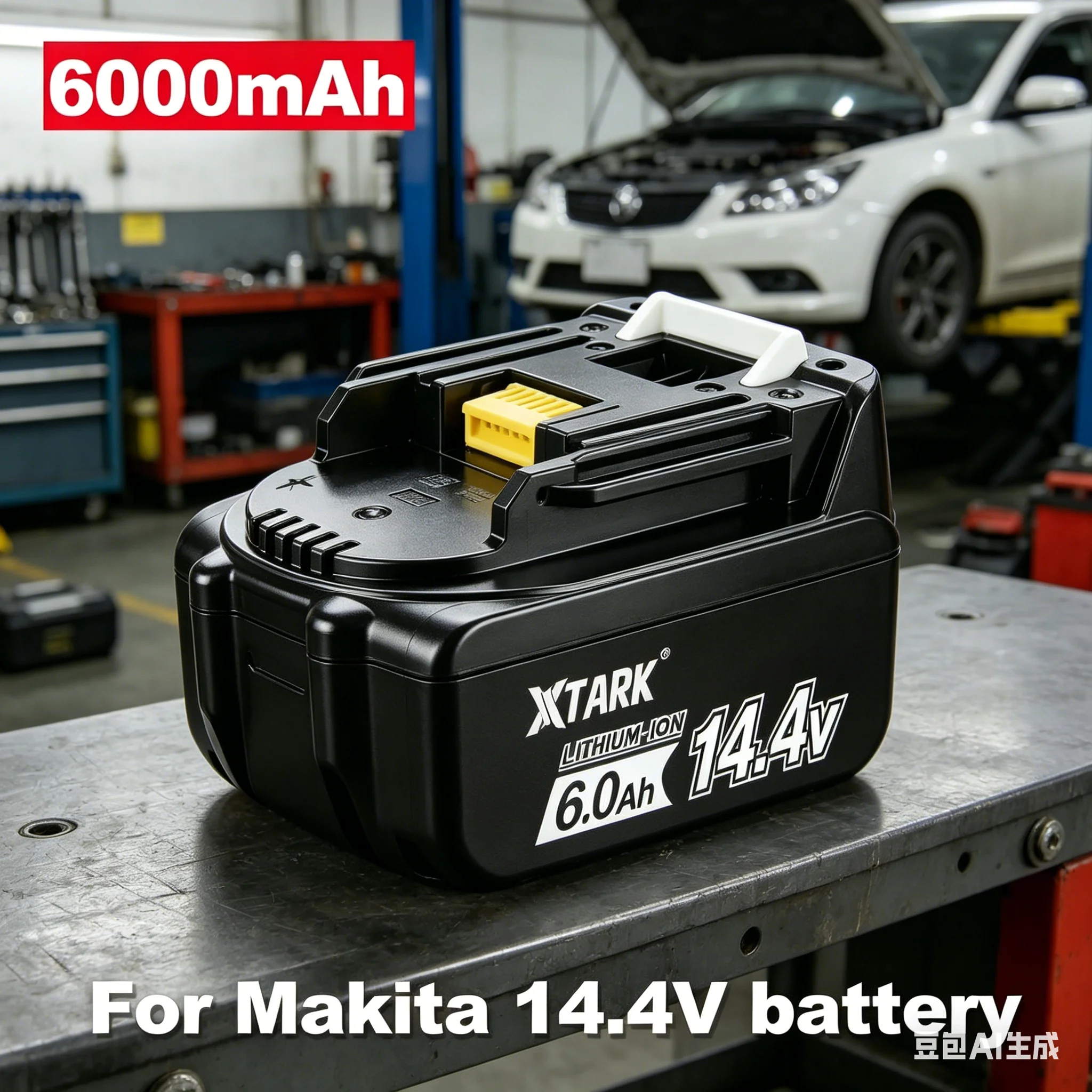 

6000mah 14.4V Rechargeable Li-lon Battery For Makita bl1430 BL1415 BL1440 196875-4 194558-0 195444-8 196388-5 BDF440