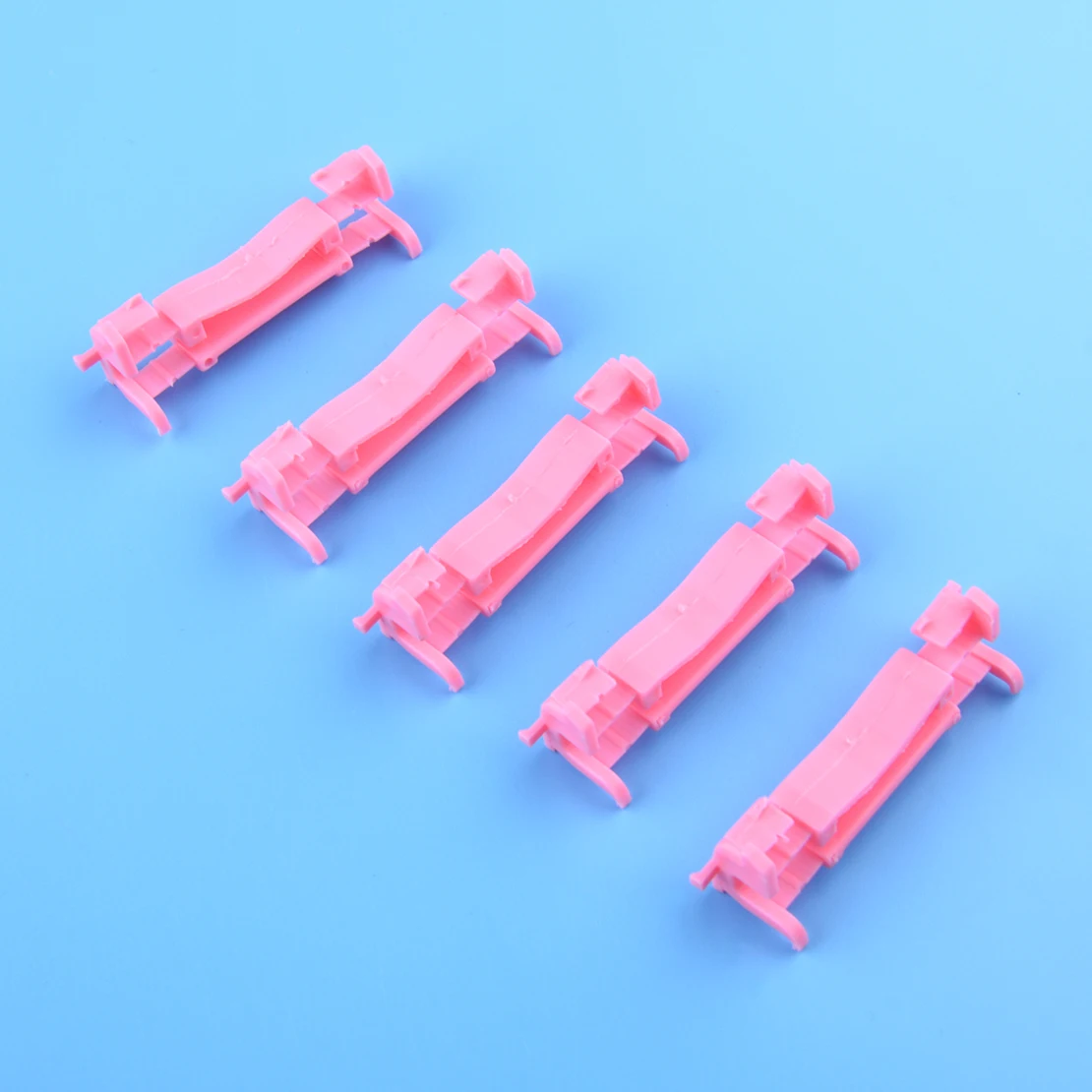 10Pcs Roof Moulding Drip Rail Clips 7403A289 7403A143 Fit for Mitsubishi Lancer EVO Outlander EX SPORT 2011 2012 Pink Plastic