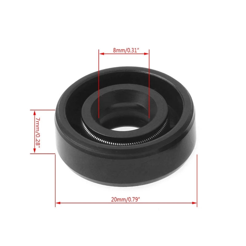 8x20x7mm Wearable Breadmaker Sorbet Machine Blender Repair Parts Oil Seal Ring Drop Shipping