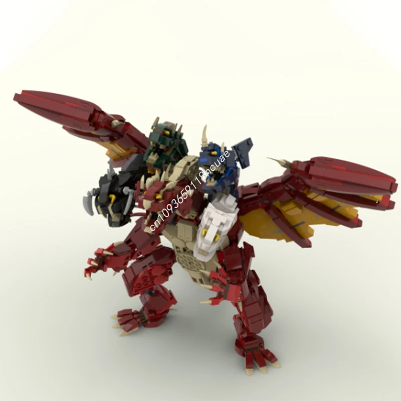 

1536 шт. MOC Tiamat's Dice Tower Tiamat Модульные здания Дисплей Готовый коллекционный выпуск Строительные блоки Идеальный рождественский подарок