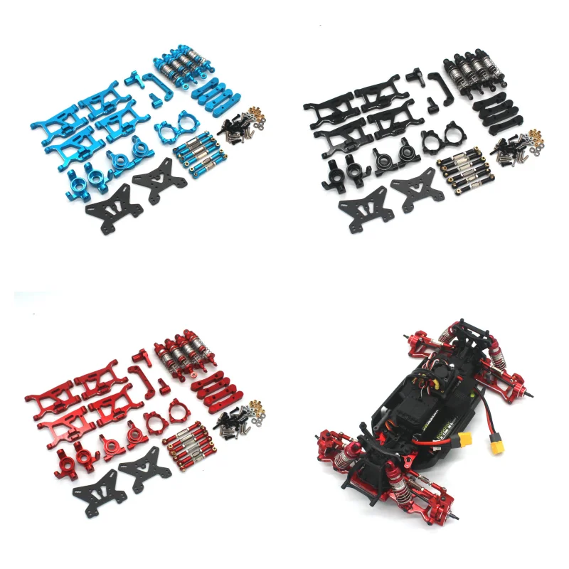 

Metal Parts ZD Racing MT16 BX12 X12S JIUSI MT14R PT14R Gladiator 1/14 Remote Control Car Vulnerable 10-Piece Set