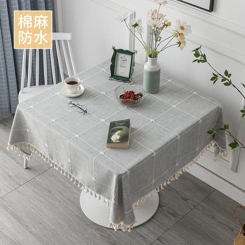 Mesas Decoration Table Cloth Party Table Kitchen Decor Square Waterproof Modern Table Cloth Artist Household Large Tablecloth