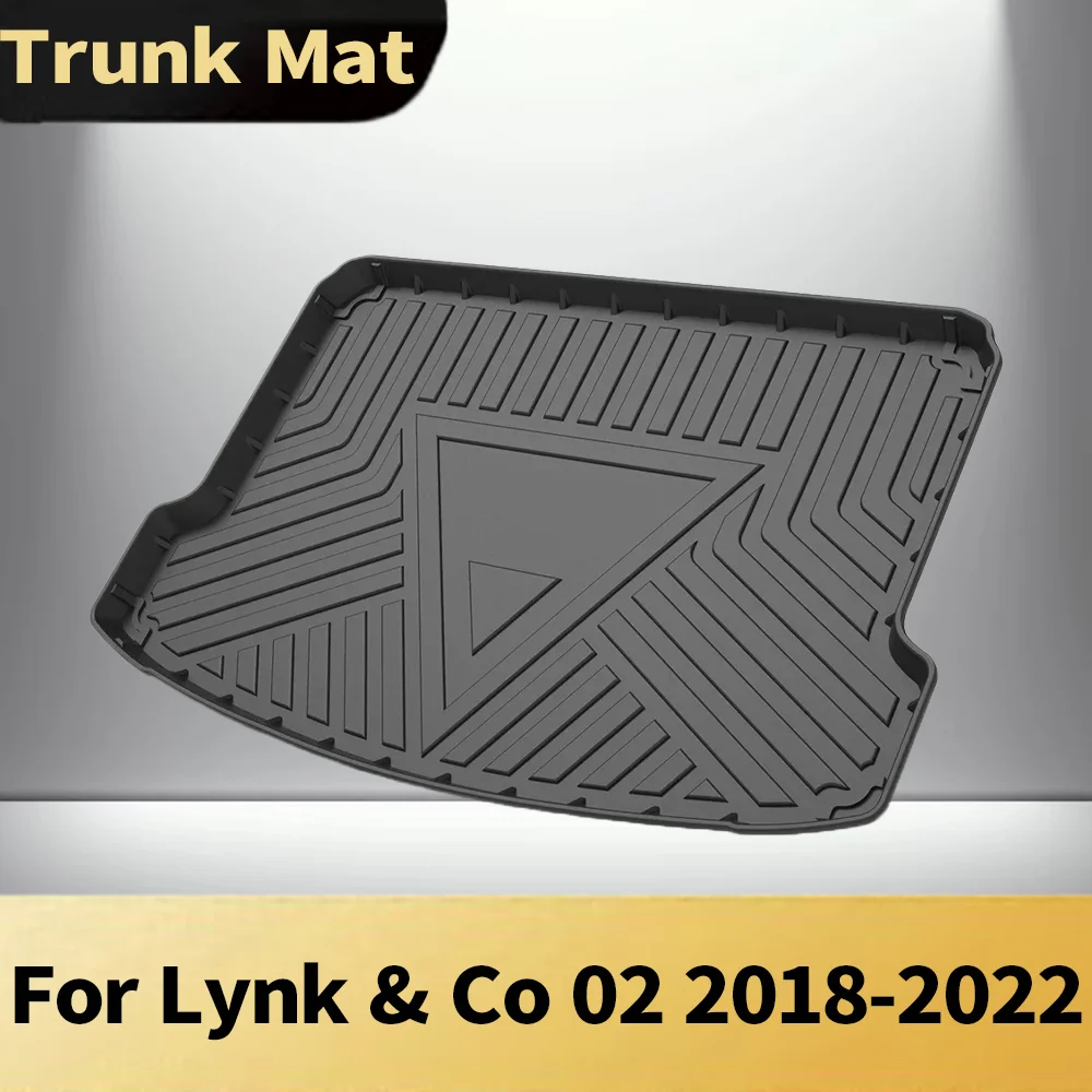 

For Lynk & Co 02 2018-2022 Auto Car Cargo Liner All-Weather TPE Non-slip Trunk Mat Waterproof Tray Trunk Carpet Accessory