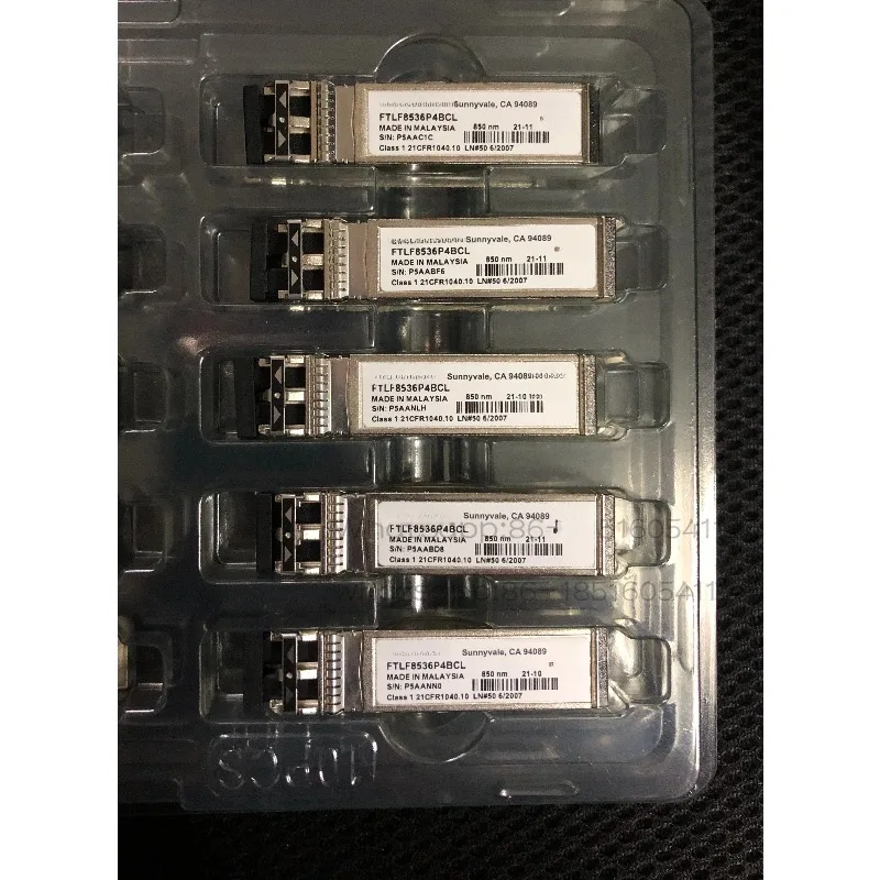 

FTLF8536P4BCL SFP28 Многомодовый оптический приемопередатчик 25 ГБ Аксессуары
