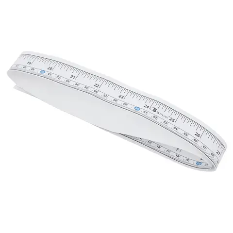 10Pcs Adhesive Ruler Tape for Sewing Machine Tables Precision Scale Measuring Tape Peel Stick Workbench Drafting Table Metric