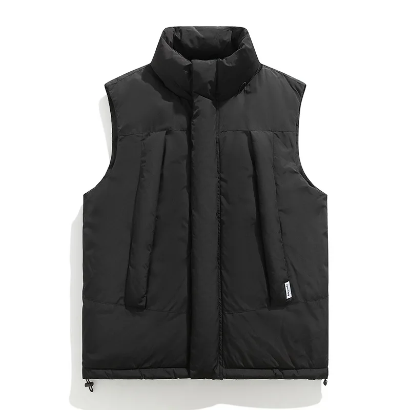 

Minsu, новый зимний утолщенный жилет с воротником-стойкой, наряд для пары, корейская версия, свободный жилет, модная куртка MJ1006