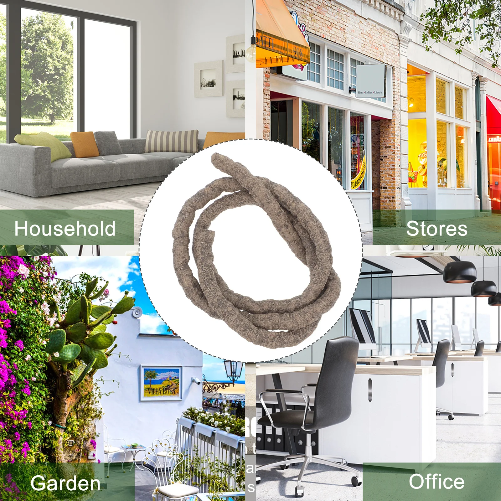 

Artificial Decor 10Mmx100Cm Realistic Fake Hanging Vines For Terrarium Reptile Habitat Jungle Climbing Plants Pet Tank Faux