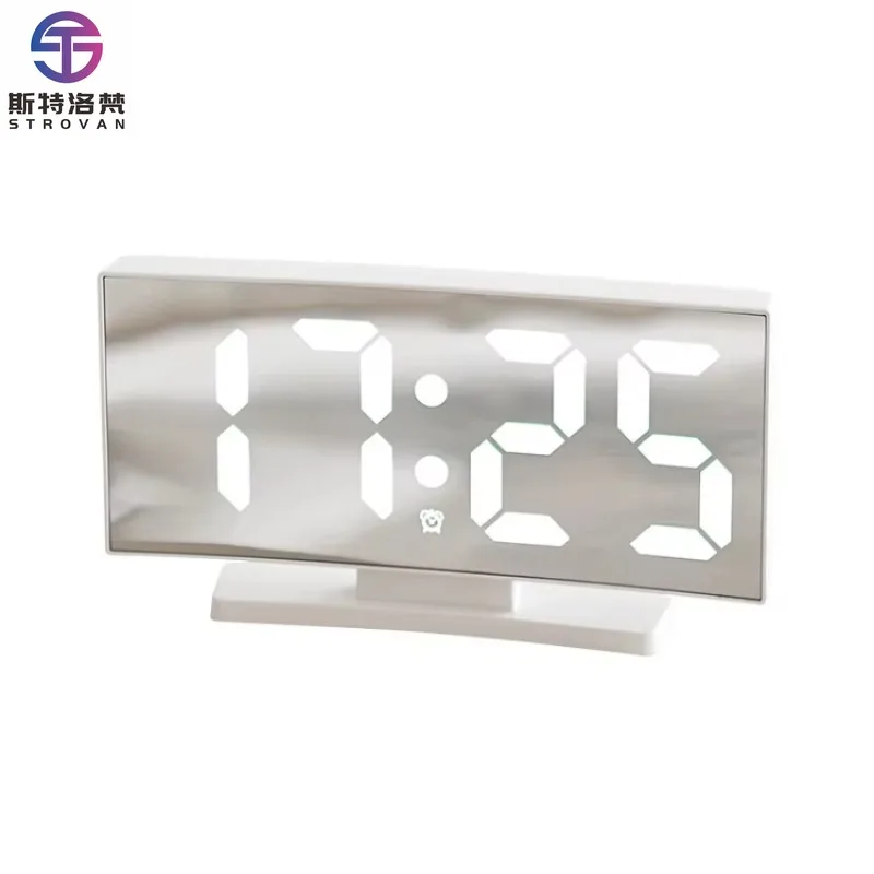 

Multifunctional LED Curved Screen Desktop Electronic Clock