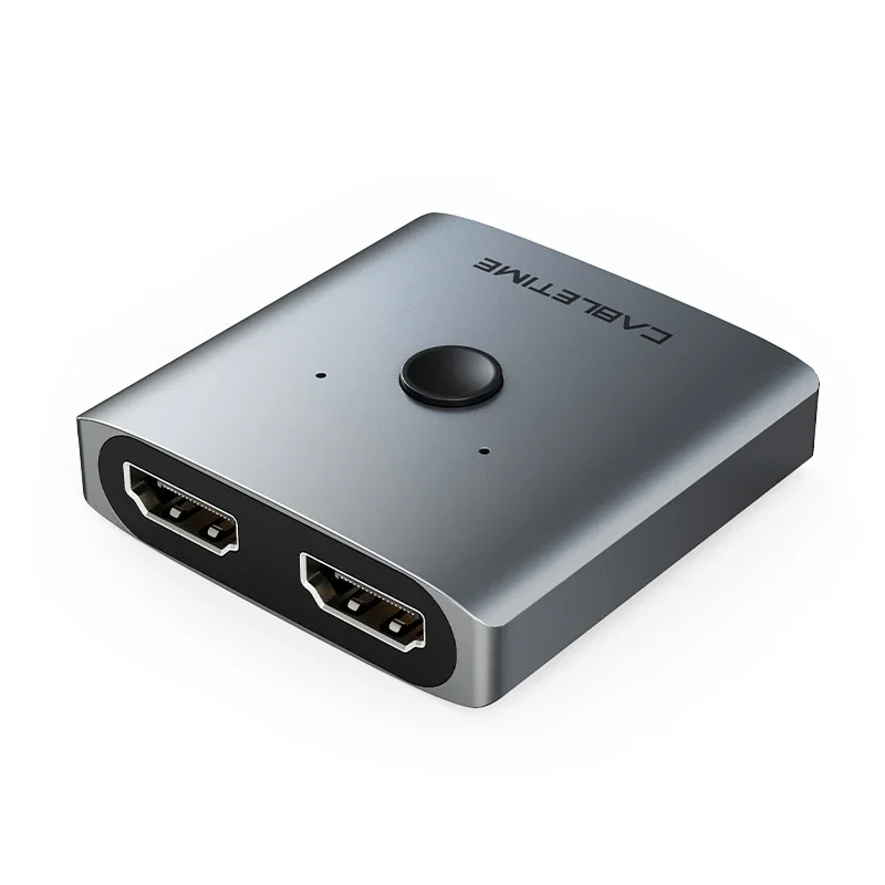 CABLETIME Rozdzielacz HDMI 4K 2 w 1 wyjście 60 Hz Kompatybilny z HDMI 2.0 Hub Switcher do PC Laptop HDTV Xbox PS4 PS5 TV Macbook — zdjęcie produktu 7