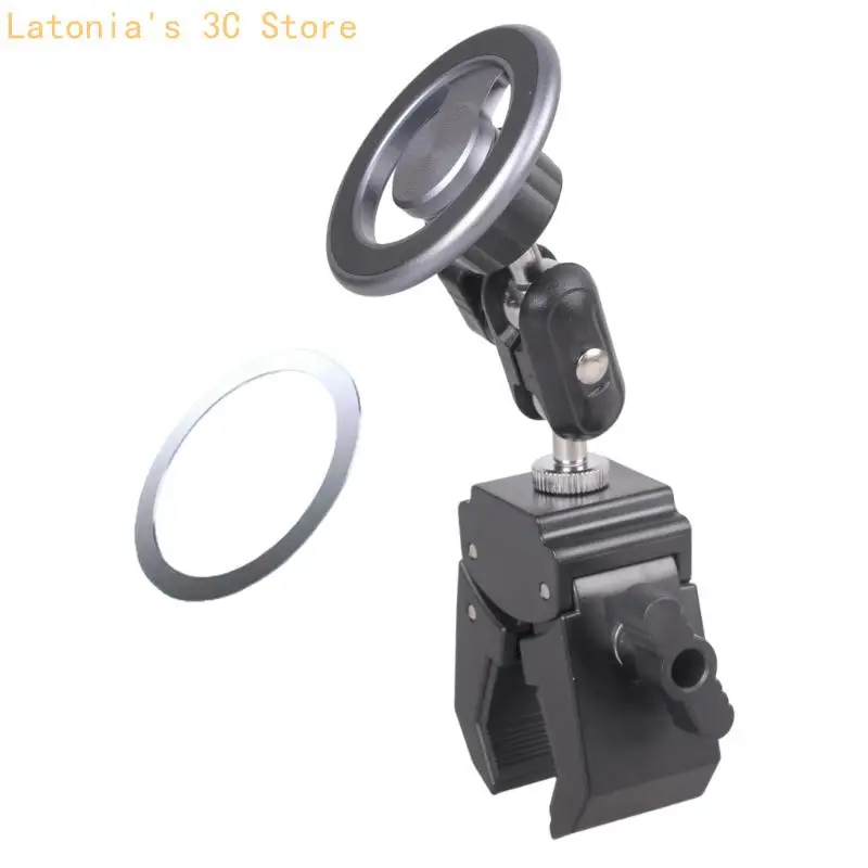 Verstellbarer magnetischer Telefonständer für Lenker-Fitnessgeräte und Kinderwagen X3UB – Detail 8