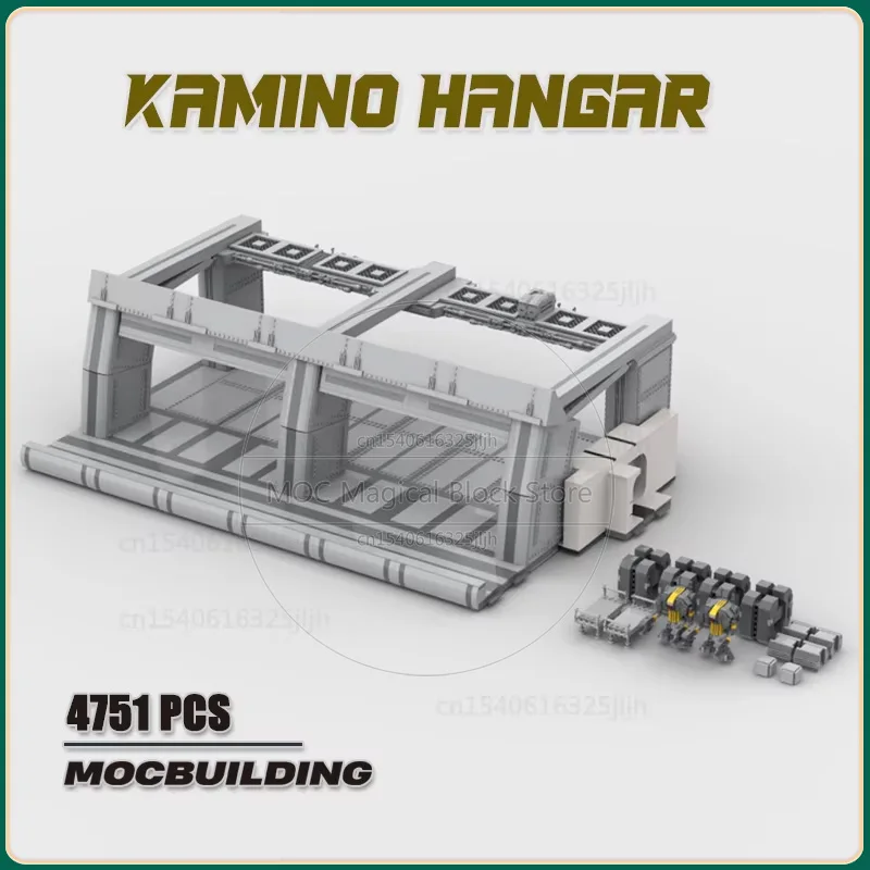 

UCS Hangar Диорама MOC Строительные блоки Кирпичи для кинотехнологии DIY Наборы моделей для сборки Коллекция Дисплей Игрушки Рождественские подарки