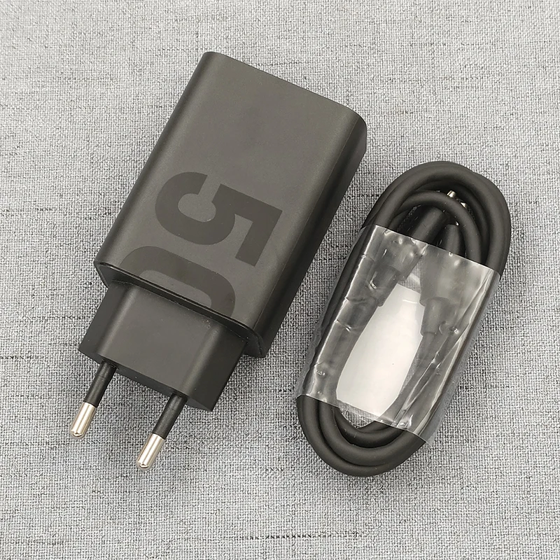 Per Motorola caricabatterie rapido da 50W adattatore di alimentazione a doppia porta ue cavo da Usb C a tipo C per Moto S30 X30 Pro G50 G60 Z Z2 Z3