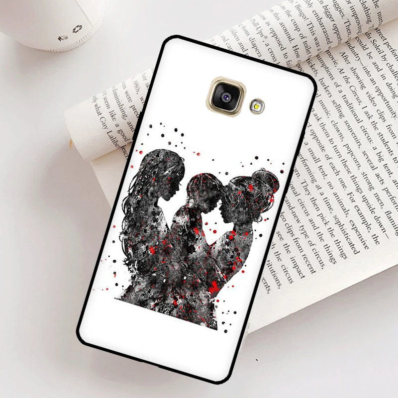 Mẹ Con Gái Cô Gái Sơn Bố Ốp Lưng Dành Cho Samsung Galaxy Samsung Galaxy J3 J5 J7 2017 J1 A3 A5 2016 J4 J6 Plus a6 A7 A8 A9 J8 2018 Bao
