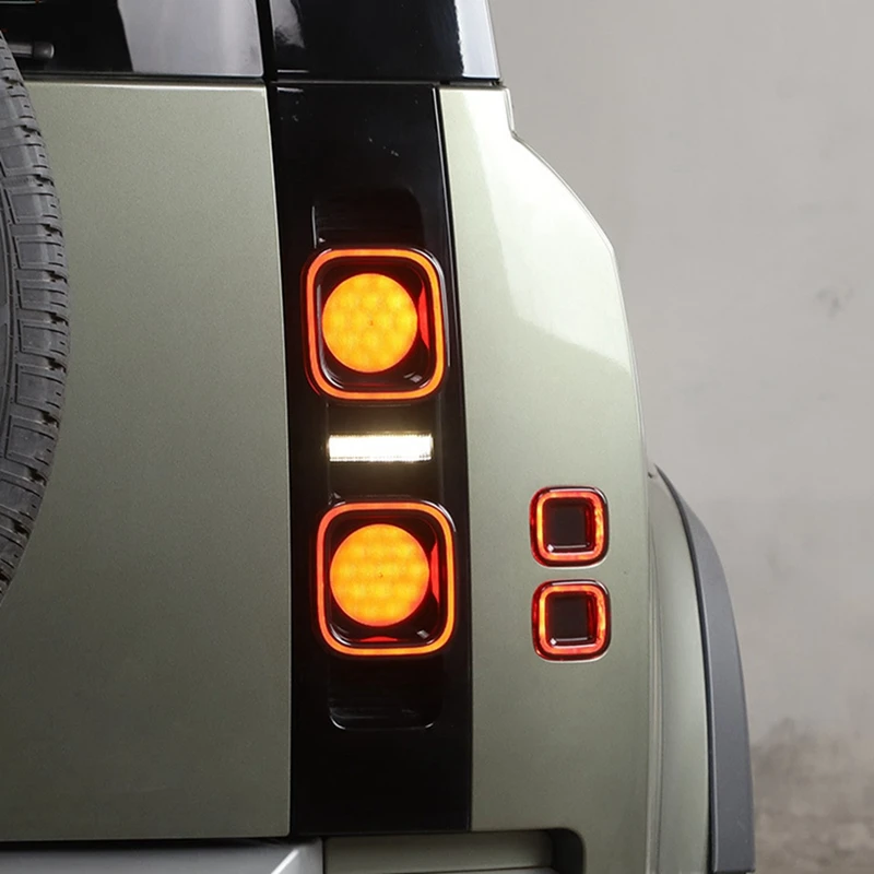 

F9-крышка заднего фонаря автомобиля, крышка стоп-сигнала, широкая крышка индикатора, капоты заднего фонаря, защита для Land Rover Defender 90 110 2020-2023, детали