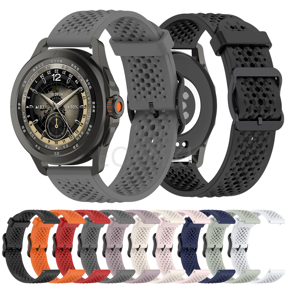 20mm 22mm Original Strap For Xiaomi Watch S4 Sport/S3/S2/2/S1 Pro Silicone Watch Band Bracelet For Mi Watch S1 Active/Color 2