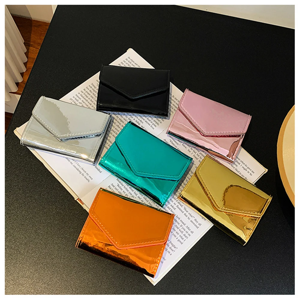 

New Simple Lady Purse Wallet 2023 New Fashion Women's Coin Wallet Pu Leather Small Bags Card Bag Wallet Trend