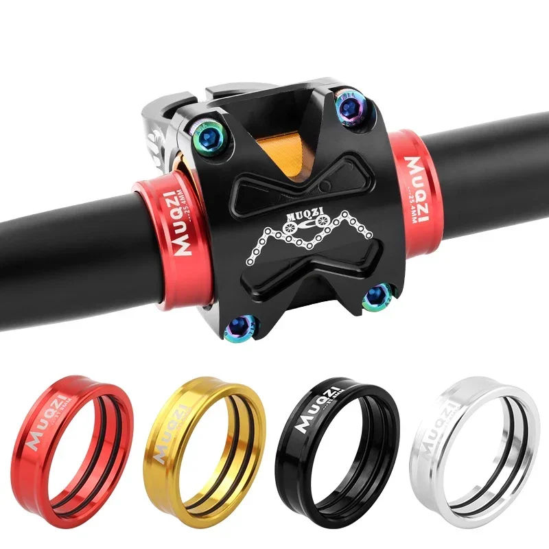 

Mountain Folding Bicycle Handlebar Lock Ring Straight Handlebar Limit Ring 25.4/31.8mm Aluminum Alloy Decorative Ring