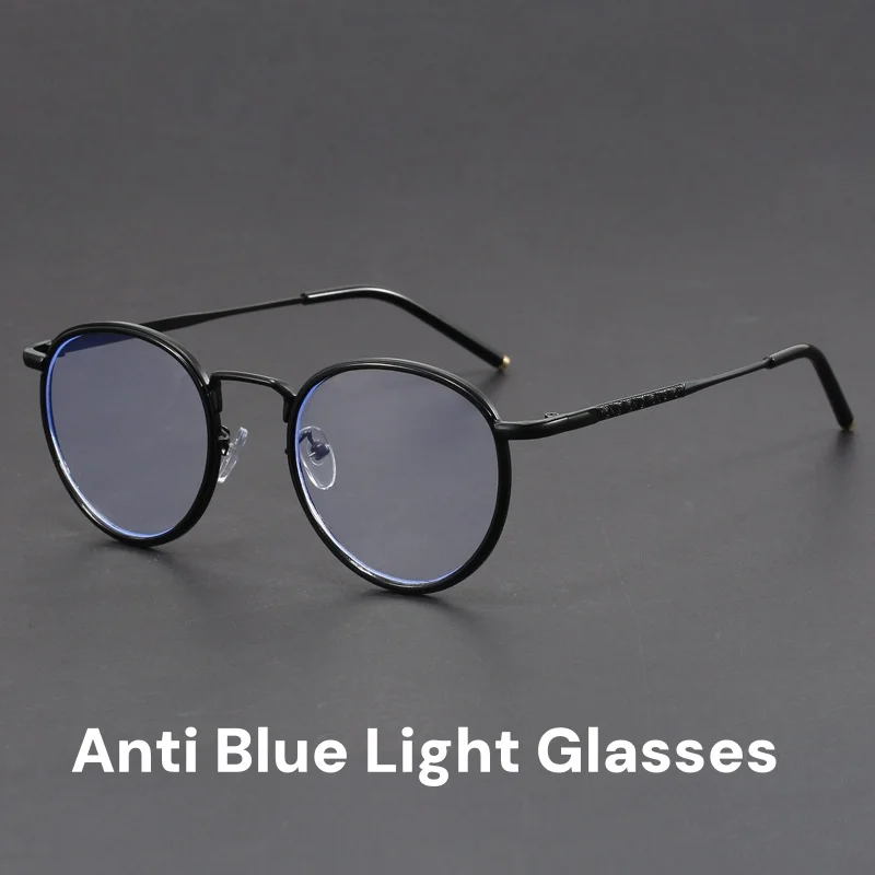 

New Irregular Retro Round Glasses Men and Women Luxury Designer Optical Eyeglasses High Quality Blue Light Blocking Eyewear