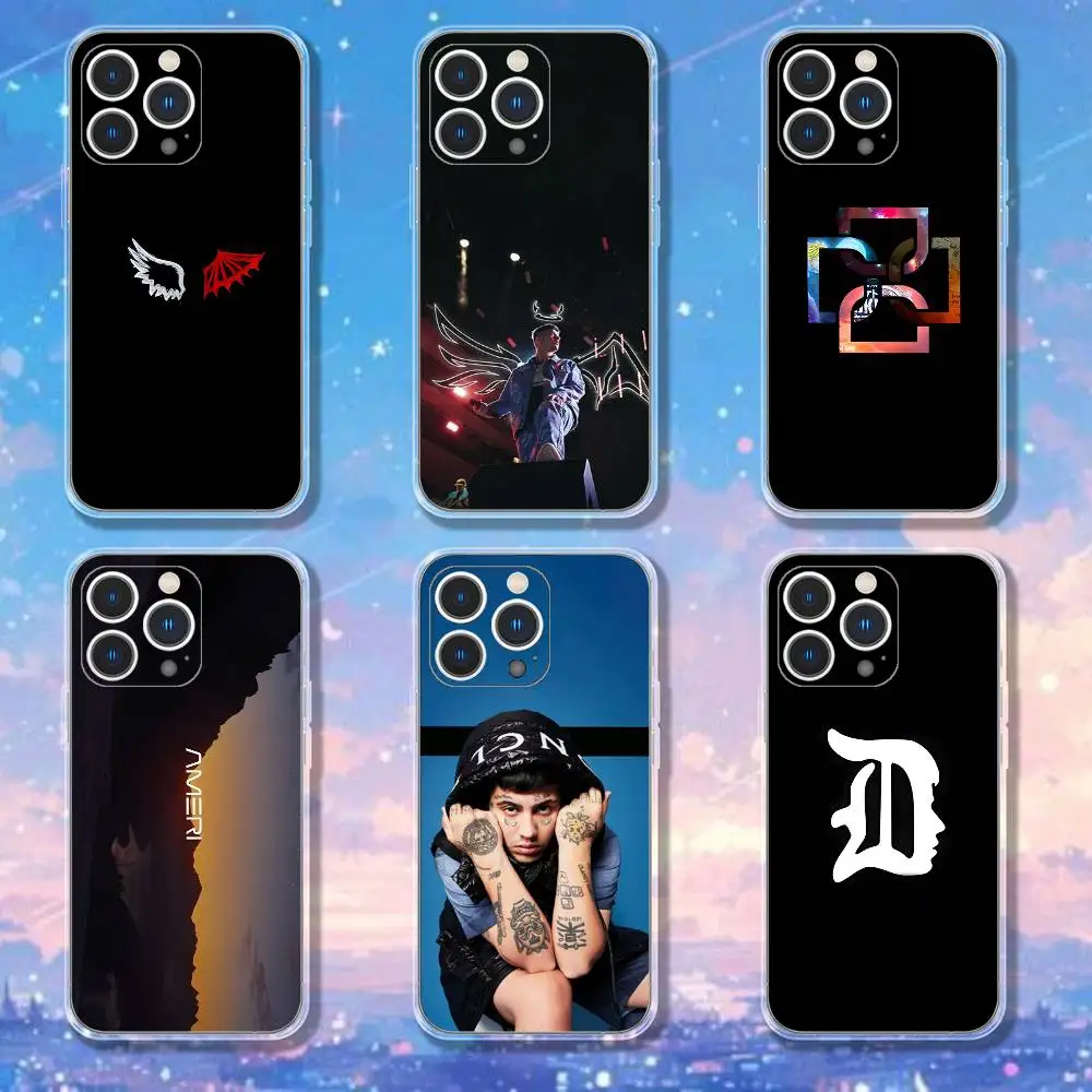 

Rapper D-Duki Phone Case For iPhone 17,16,15,14,13,12,11 Pro,Max,Plus,X,XS,XR,SE4,E Mini Transparent Soft Cover