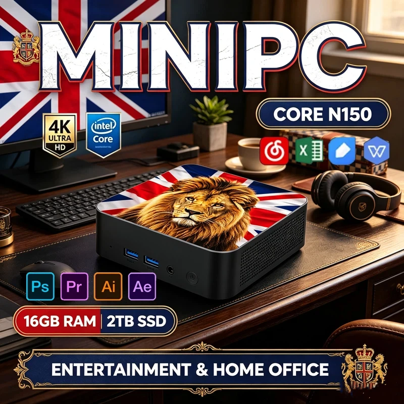 Home Office British - Премиум-мини-ПК British Lion на базе Intel