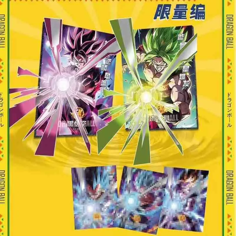 Wholesales Dragon Ball Collection Cards Colorful Laser Skills Series Kayao Dragon Ball Commemorative Edition Games For Family