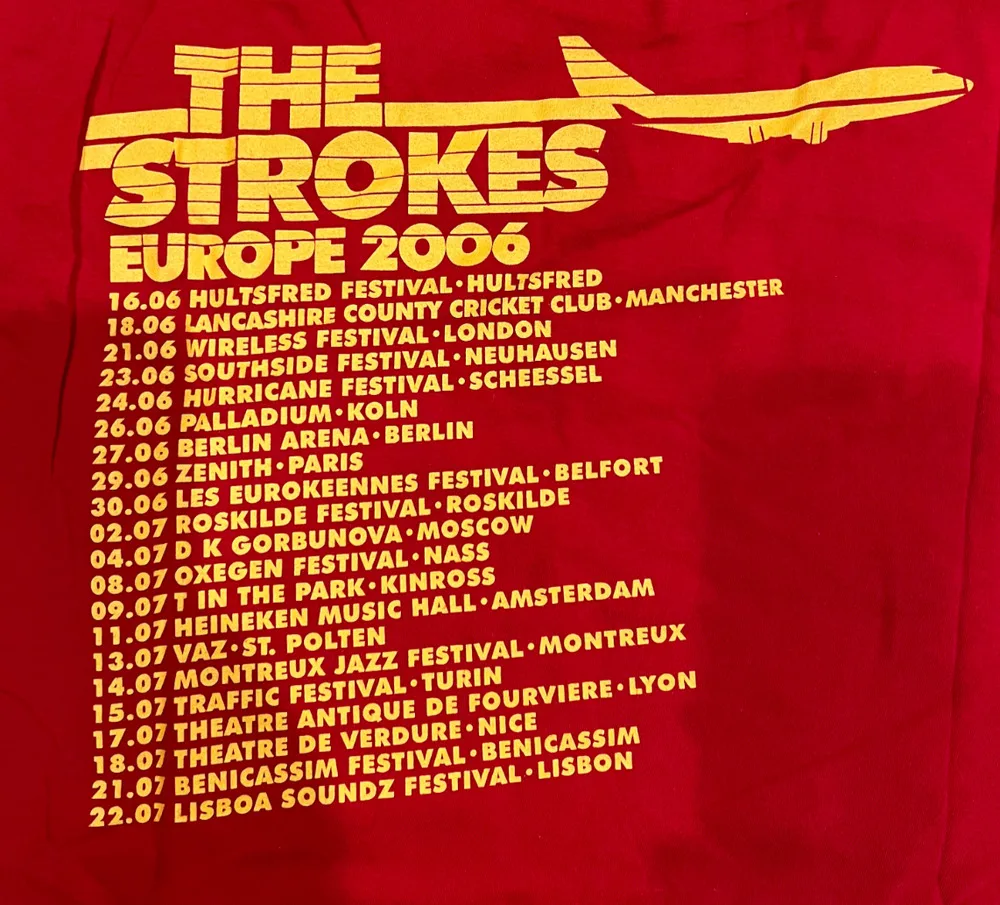 Vintage 2006 The Strokes Europe Tour T-Shirt XL Julian Casablancas Voidz