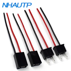 NHAUTP-adaptador de enchufe H7 de 4 piezas, arnés de cableado, Conector de enchufe macho y hembra, Cable de extensión