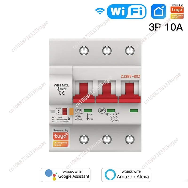 

SZMYQ Tuya Smart Home 125 Auto Reclose American Square Homline Differential 3 Pole Circuit Breakers Panel Smart Home Products