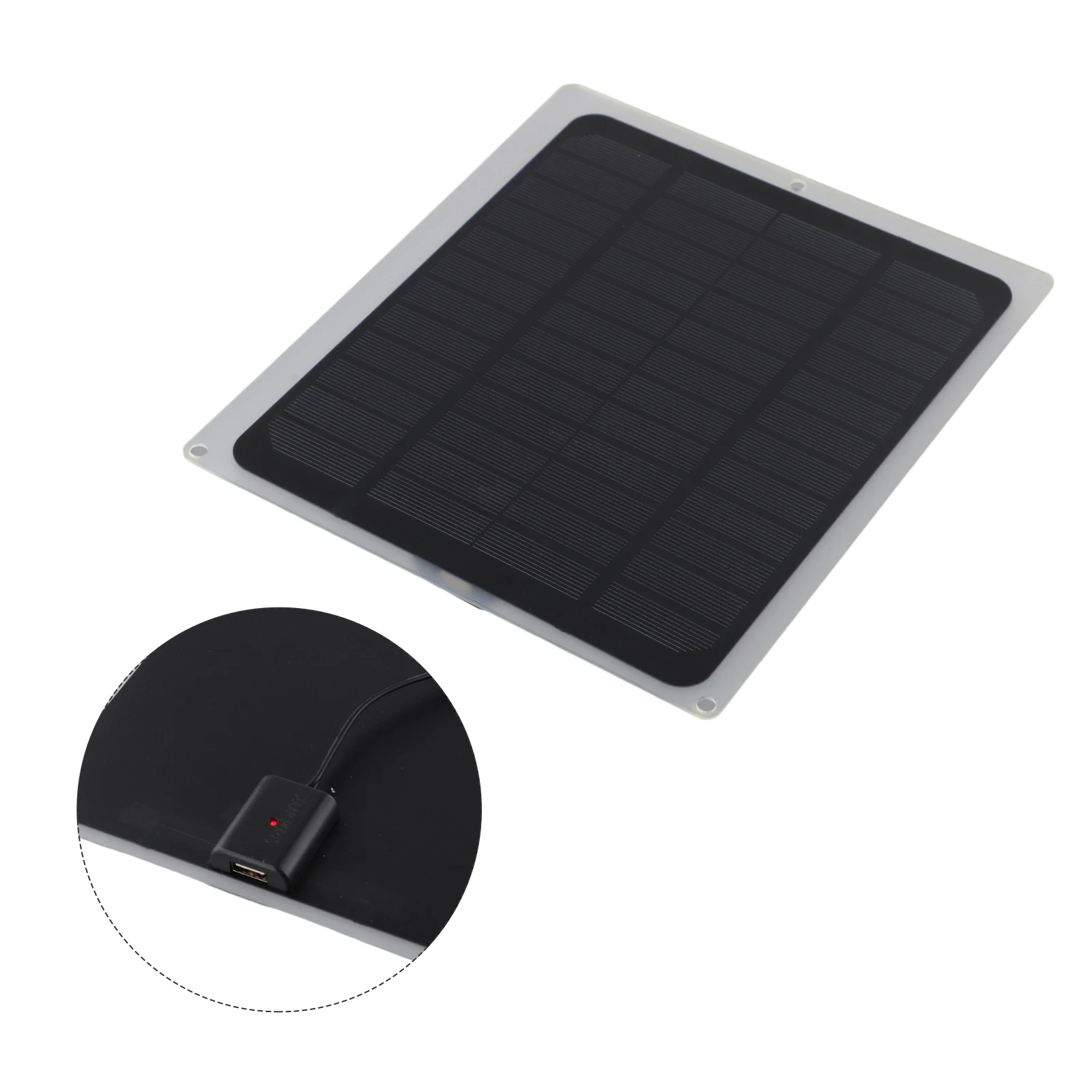 12V 20W Solar Panel Trickle Charger Maintainer for Car Boat RV and Other 12V Batteries with Weather Resistant Construction