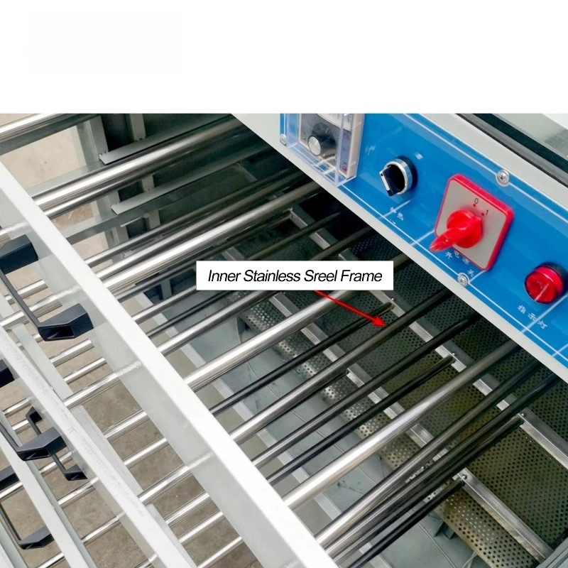 Layers Best Automatic Horizontal Drying Oven for Pre-Press Equipment with Stainless Steel Construction and High Precision
