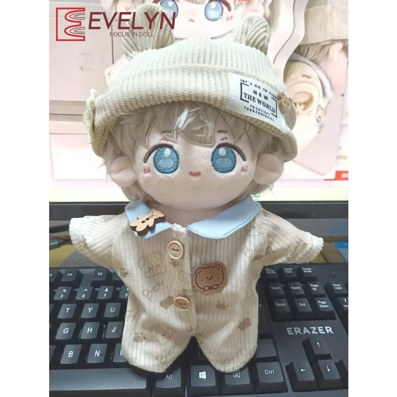 Evelyn 20cm Lovely Dolls Clothes Set Replacement Outfit Miniature Pajamas Suit Changing Dressing Game Cosplay Doll Accessories