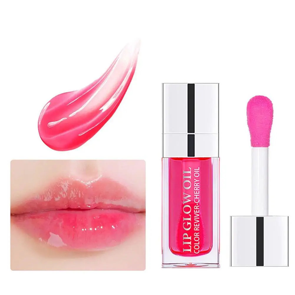 Óleo hidratante para lábios, Revestimento para batom, Soro de lábios plumper colorido, Bb Lips, Tratamento com óleo de brilho, R5W8, 6ml