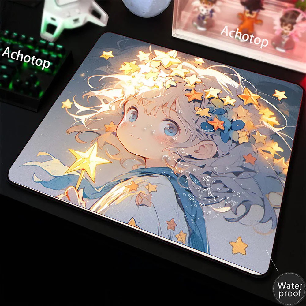 

Kawaii Girl 100% Waterproof Extended Mousepad Gaming Speed Keyboard Pads Soft Desk Mat Notebook Office Mouse Pad Tapis De Souris