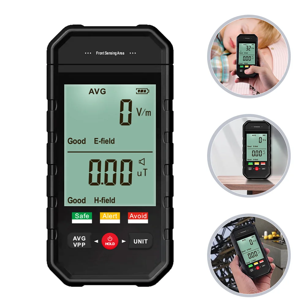 Radiation Digital Meter Plastic Electrical Tester for Computer Microwave Fridge Towers Electromagnetic