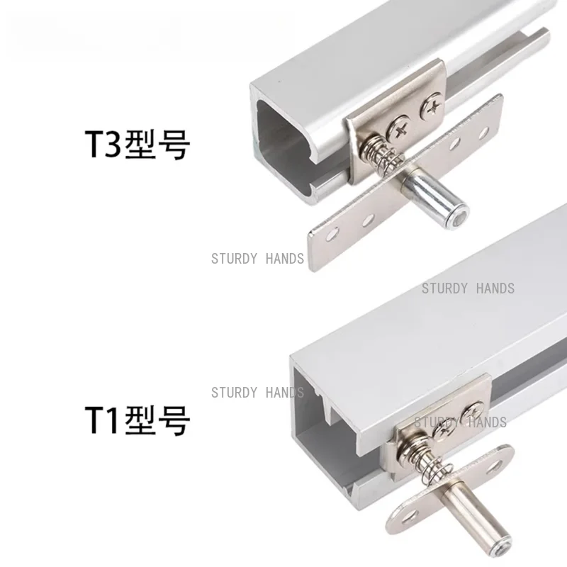 1 set of hardware accessories for folding sliding doors universal pivot rotating doors screen hinges and fixators