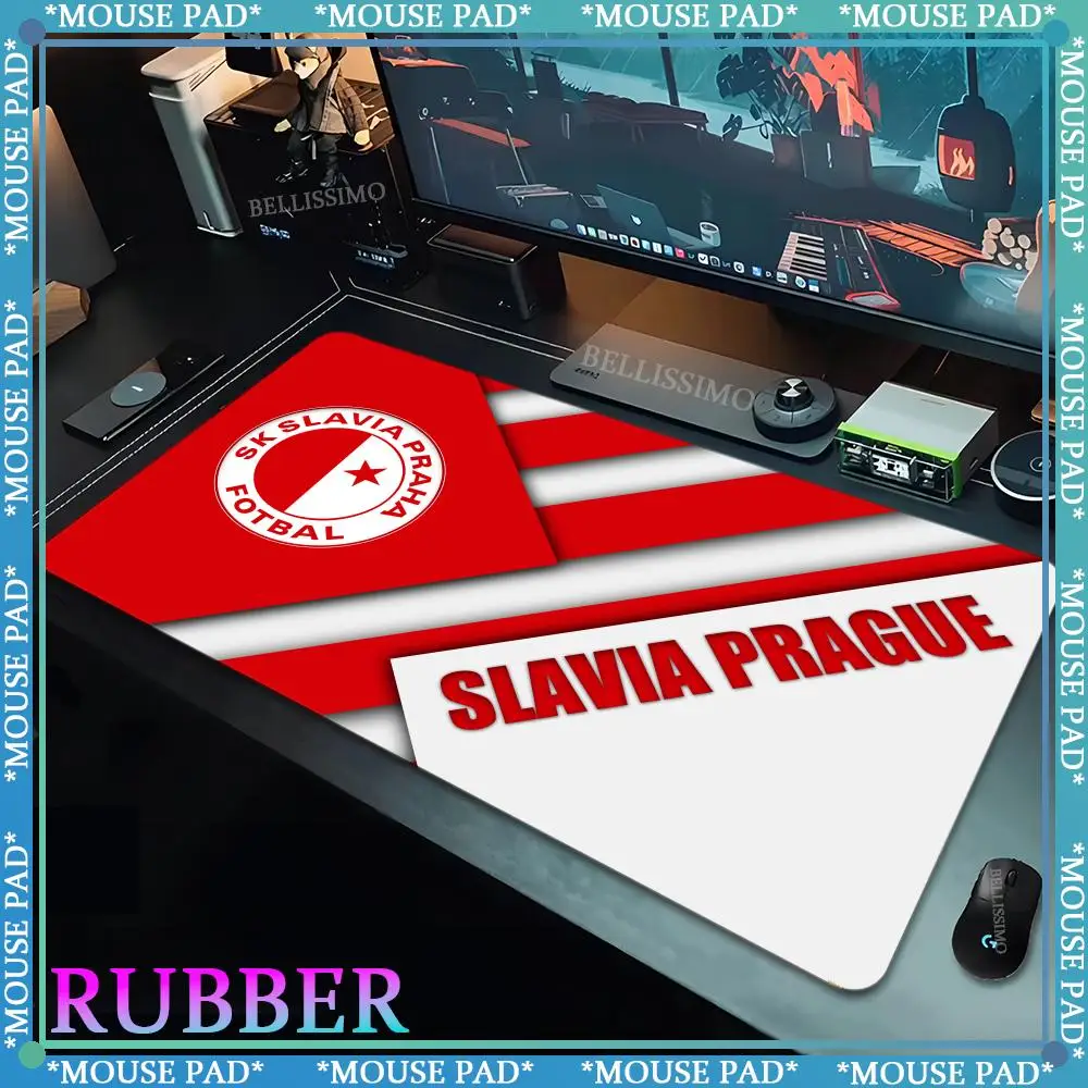 

SK DIY Gaming Slavia Praha компьютерный резиновый коврик для мыши негабаритный игровой компьютерный геймер коврики для компьютерного шкафа мышь 1200X600 мм