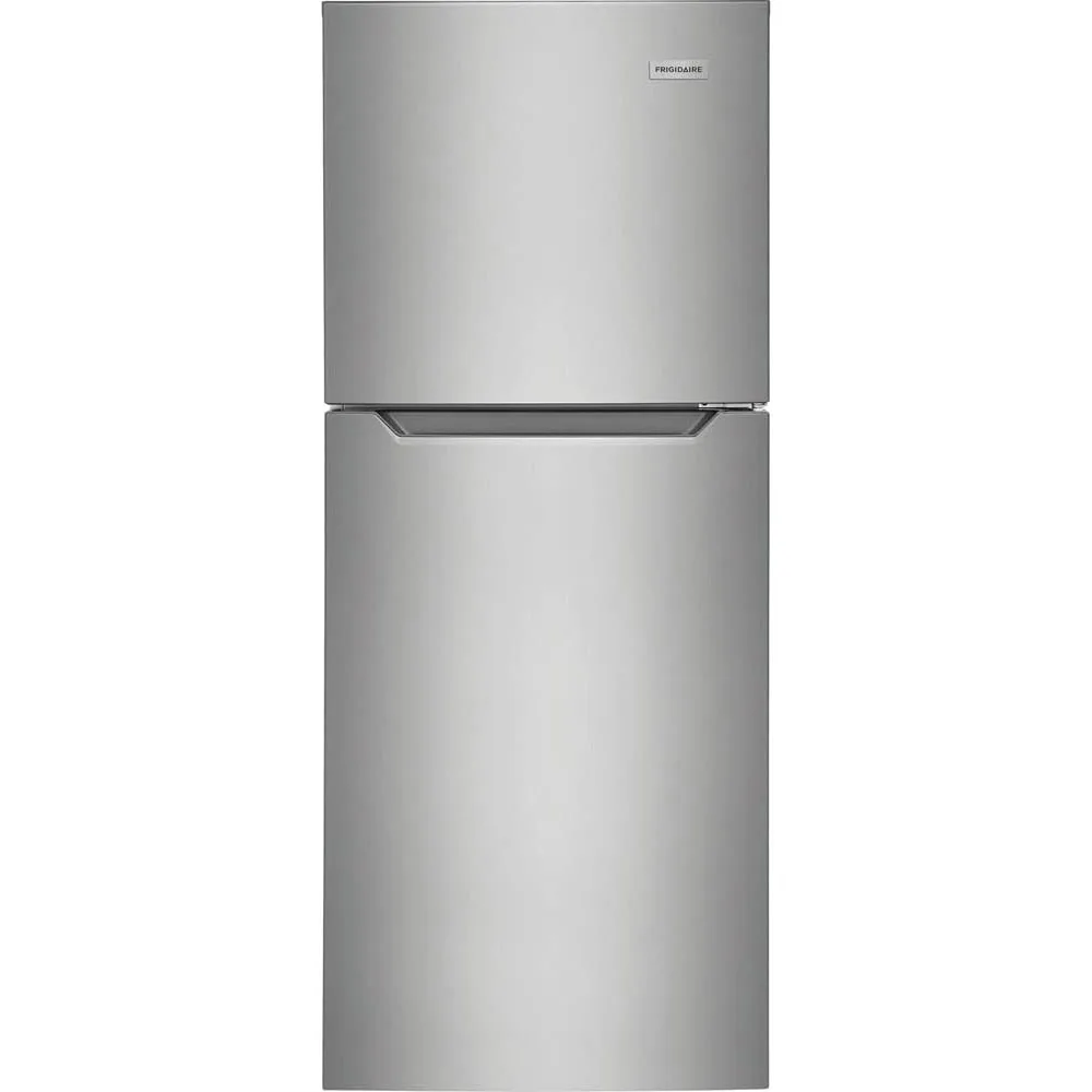 pact ADA Top Freezer Refrigerator in Brushed Steel with Electronic Control Panel, Reversible Door Swin