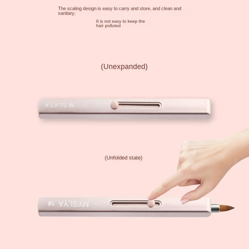 Strumento per il trucco matita per labbra Pennello per trucco con cappuccio Pennello per lucidalabbra di bellezza per donna Pennello per labbra retrattile Pennello per rossetto Pennello cosmetico