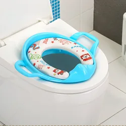 Baby Soft Toilet Training Padded Kids Baby Toilet Safety Seats  with Handles Children Urinal Cushion Children Pot Chair Mat