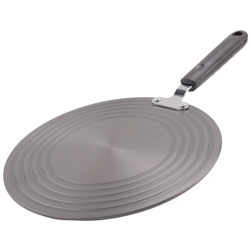 A95G Dyfuzor ciepła do kuchenek gazowych i płyt szklanych, aluminiowa tacka do rozmrażania, szybka płyta do rozgrzewania mrożonego mięsa, (24 cm)