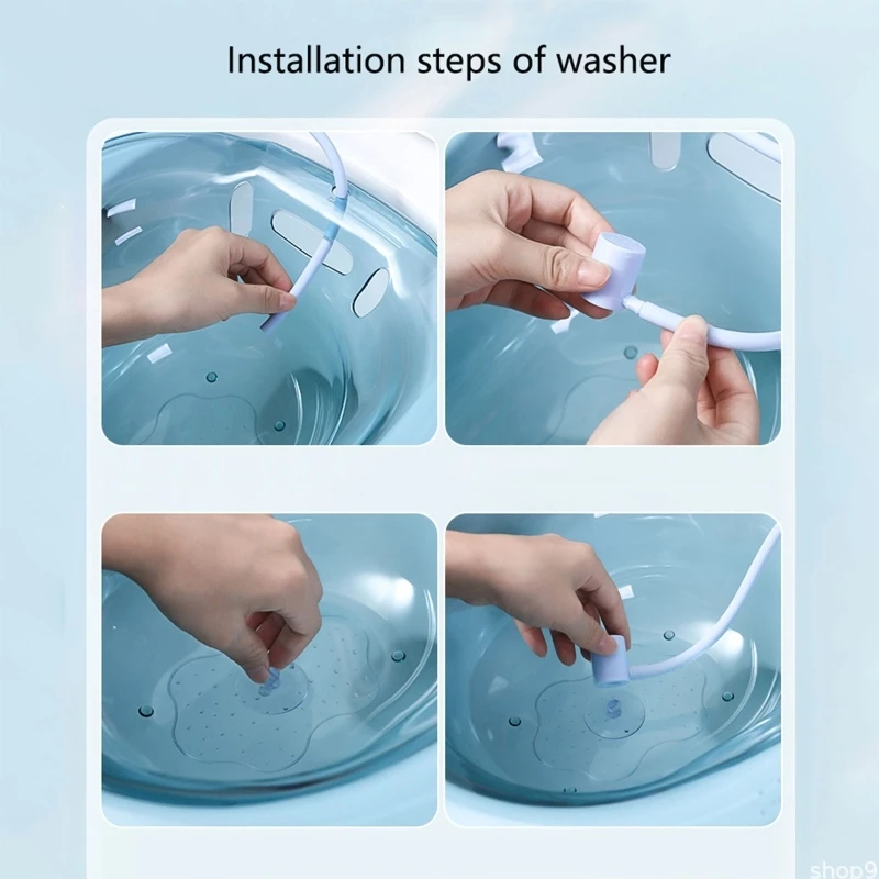 Sitz Bath Flusher Bidet Flusher Hand Sprayer Suitable for Wash Basin Bathtub Pregnant Women Hemorrhoid Postpartum Care high