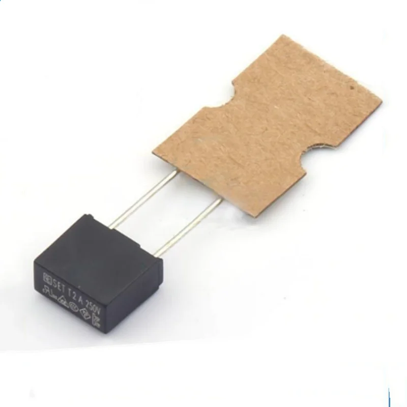 10 قطعة مربع فيوز T0.5A/1A/2A/2.5A/3.15A/4A/5A/6.3A/8A/10A 250 فولت مربع فيوز بطيئة ضربة فيوز مايكرو فيوز