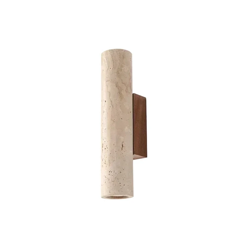 High Quality Wall Lamp Travertine Stone Sconce Light with E27 Bulb for Bedroom Living Room Hallway Wall Light-A10G view 4