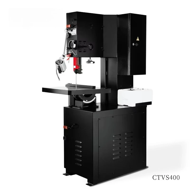 Máquina de sierra de cinta Vertical CTVS400, carpintería Manual para corte de madera y Metal, herramienta versátil