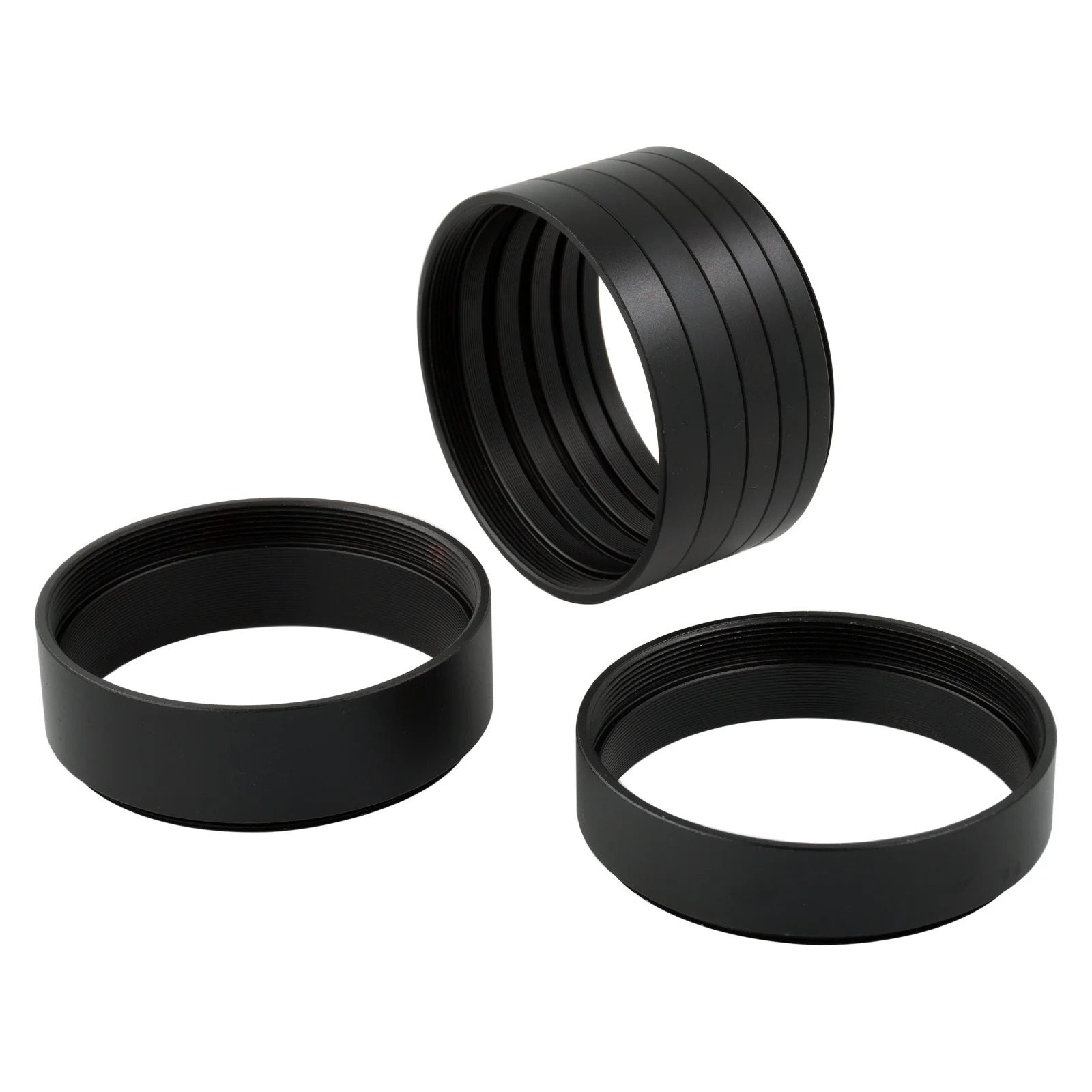 Aluminum M68-M68 68mm x 1mm Screw Mount Extend Tube ring Adapter Lens Hood