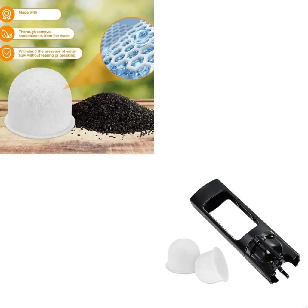6Pieces Water Filter Pods Kitchen Appliance Part Coffee Improvement Filter for Coffee Makers WGCM100S WGCM110S WGCM120S