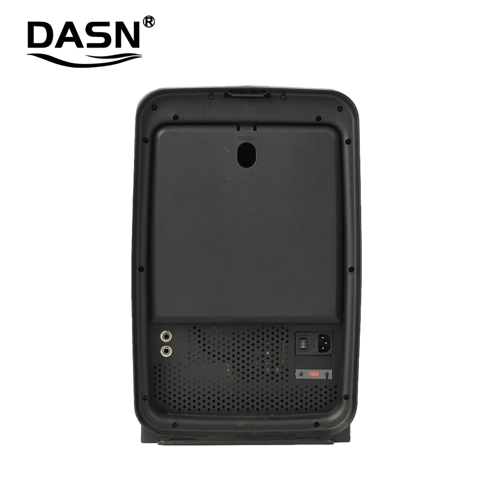 DASN P210F 2*10 Inch 800W DSP Professional Active Full Frequency Plastic Portable PA System Speaker With Stand Microphone Cables