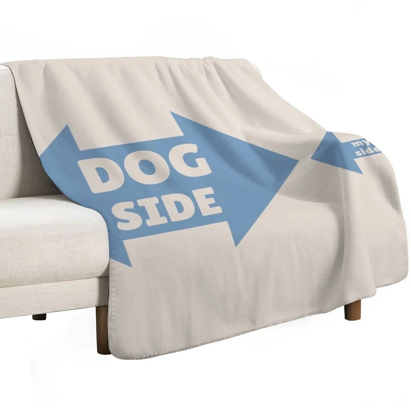 

Dog side My side, funny dog owner Throw Blanket Summer Blankets For Bed Thins Blankets