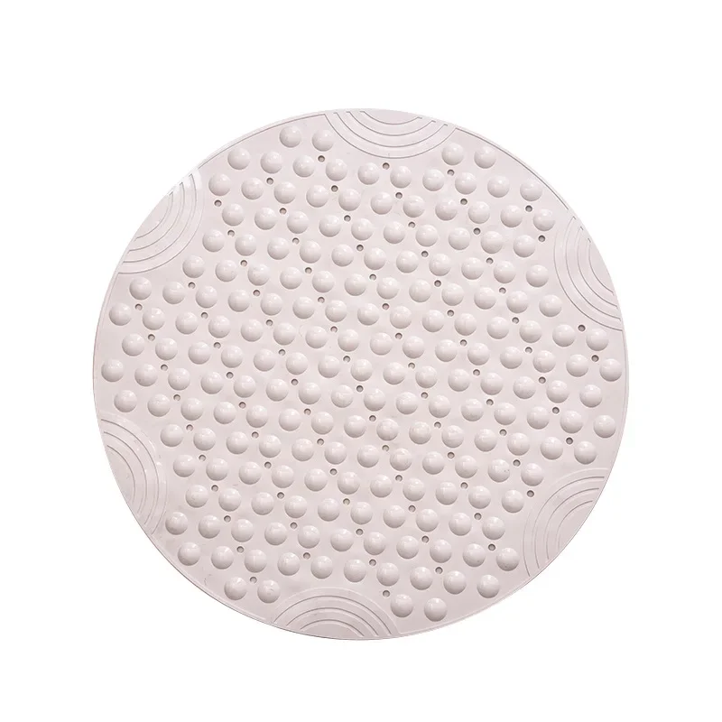 

Бытовой противоскользящий круглый коврик для душа со сливным отверстием и средним массажем для пола в ванной комнате